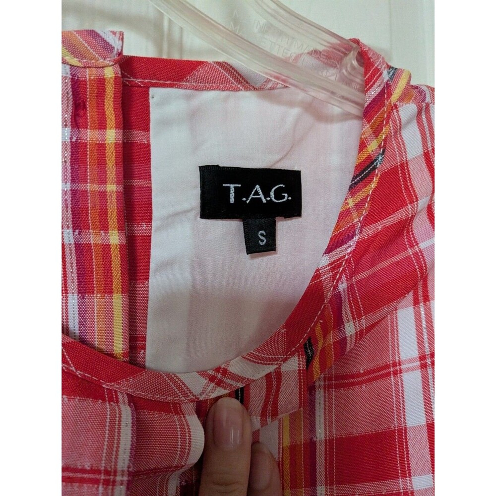 Red Plaid Minidress - Picture 3 of 8